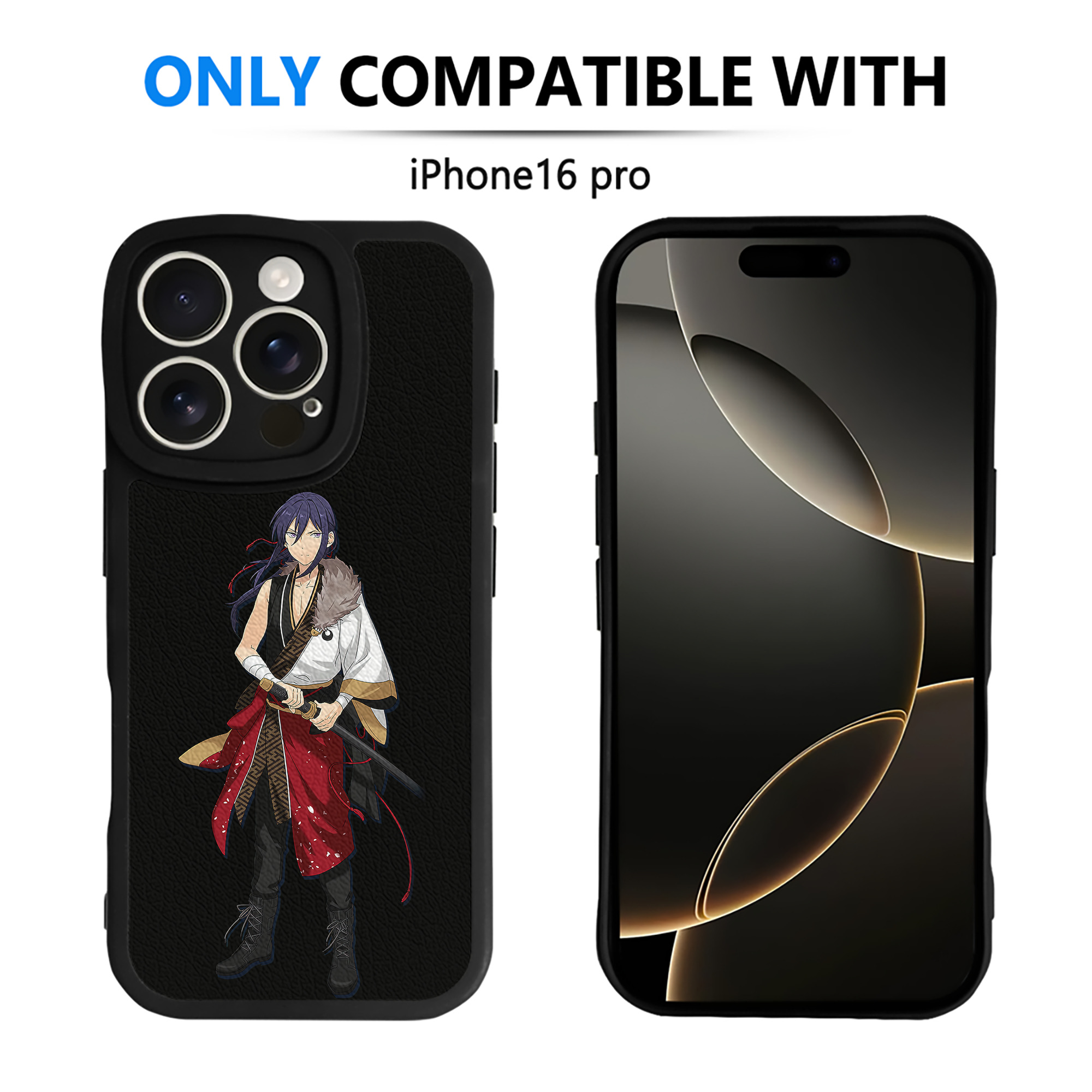 （画像用） あんさんぶるスターズ! Ensemble Stars 【iPhone 16シリーズ対応】シリコンスマホケース（レザー調） 材質：シリコン